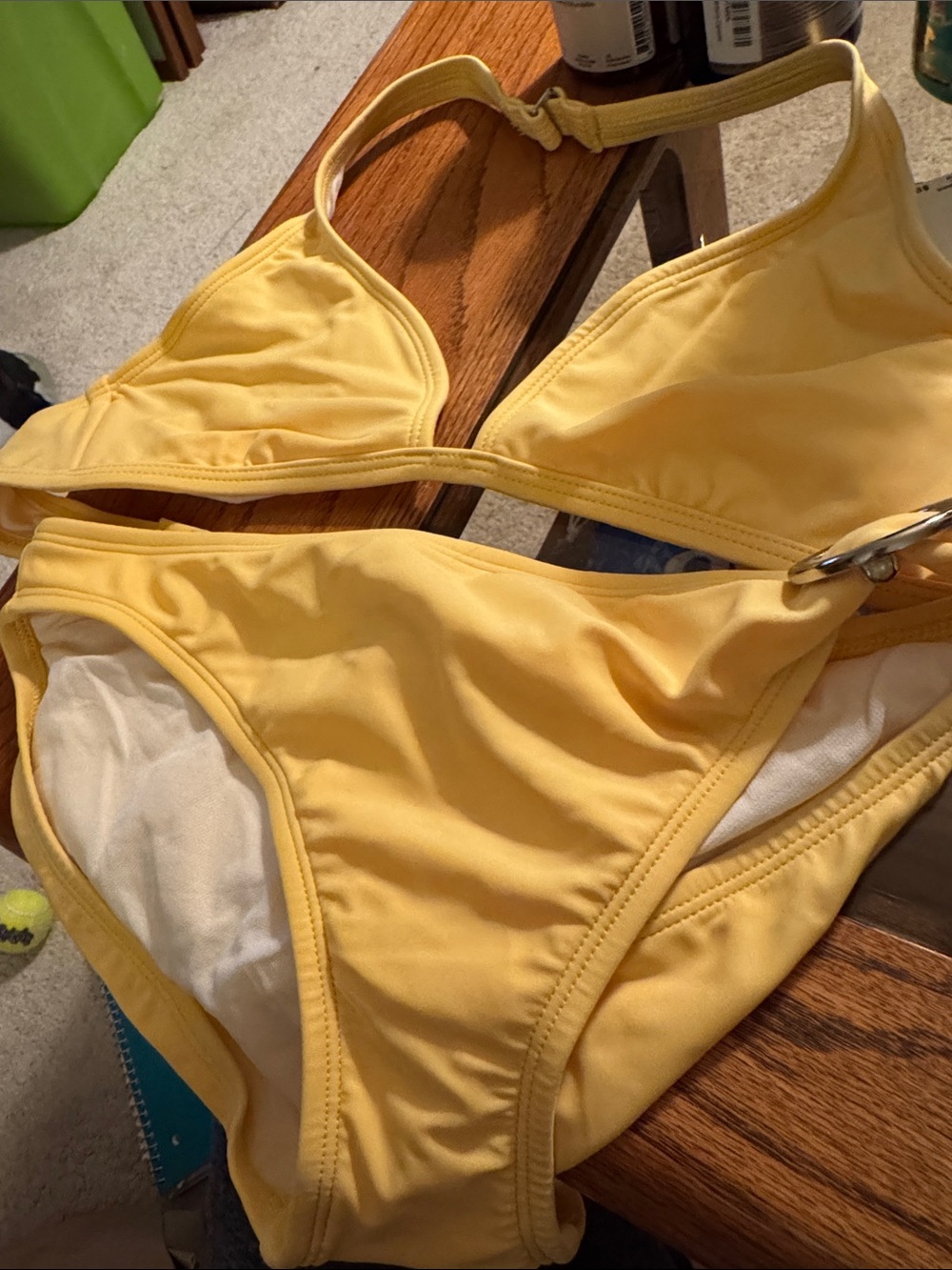Anne Cole Yellow Two-Piece Bikini